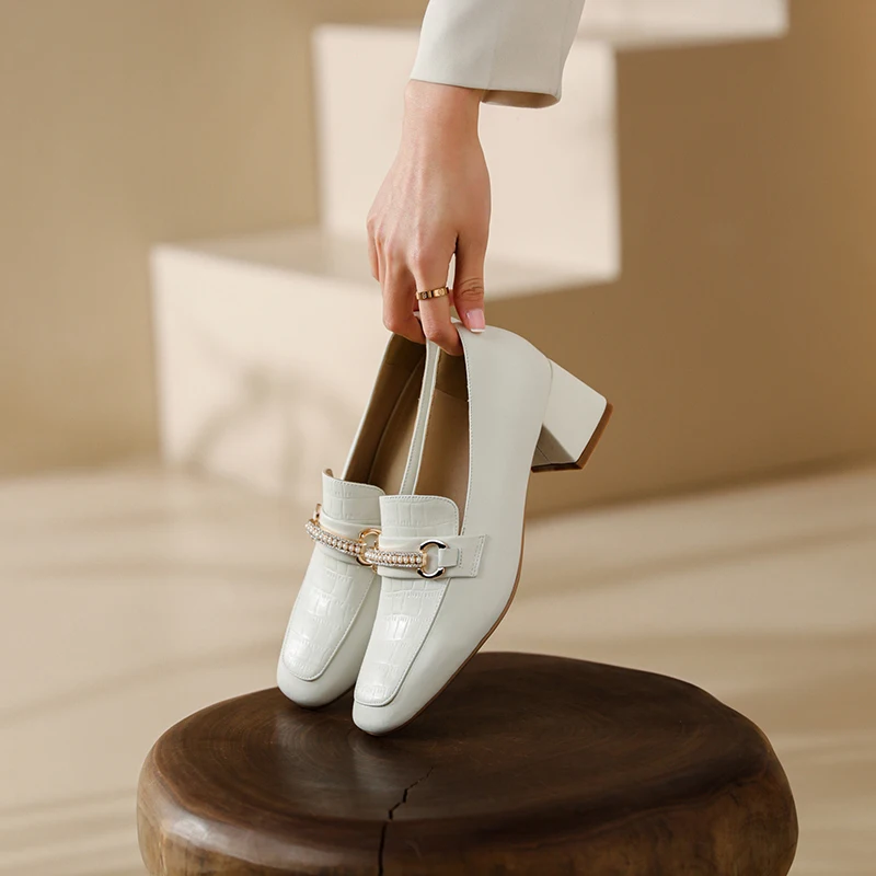 MythLuo Pumps for Women Chunky Heels Shoes Dress Shoes Genuine Leather Square Toe High Heels Office Ladies Casual Shoes Retro
MythLuo Pumps for Women Chunky Heels Shoes Dress Shoes Genuine Leather Square Toe High Heels Office Ladies Casual Shoes Retro
