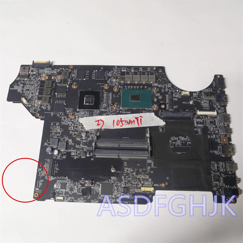 Материнская плата для MSI MS-1799 GP72 GL72 GE72 с I7-7700HQ и GTX1050TI MS-16J91 ver1.0 Test OK
Материнская плата для MSI MS-1799 GP72 GL72 GE72 с I7-7700HQ и GTX1050TI MS-16J91 ver1.0 Test OK