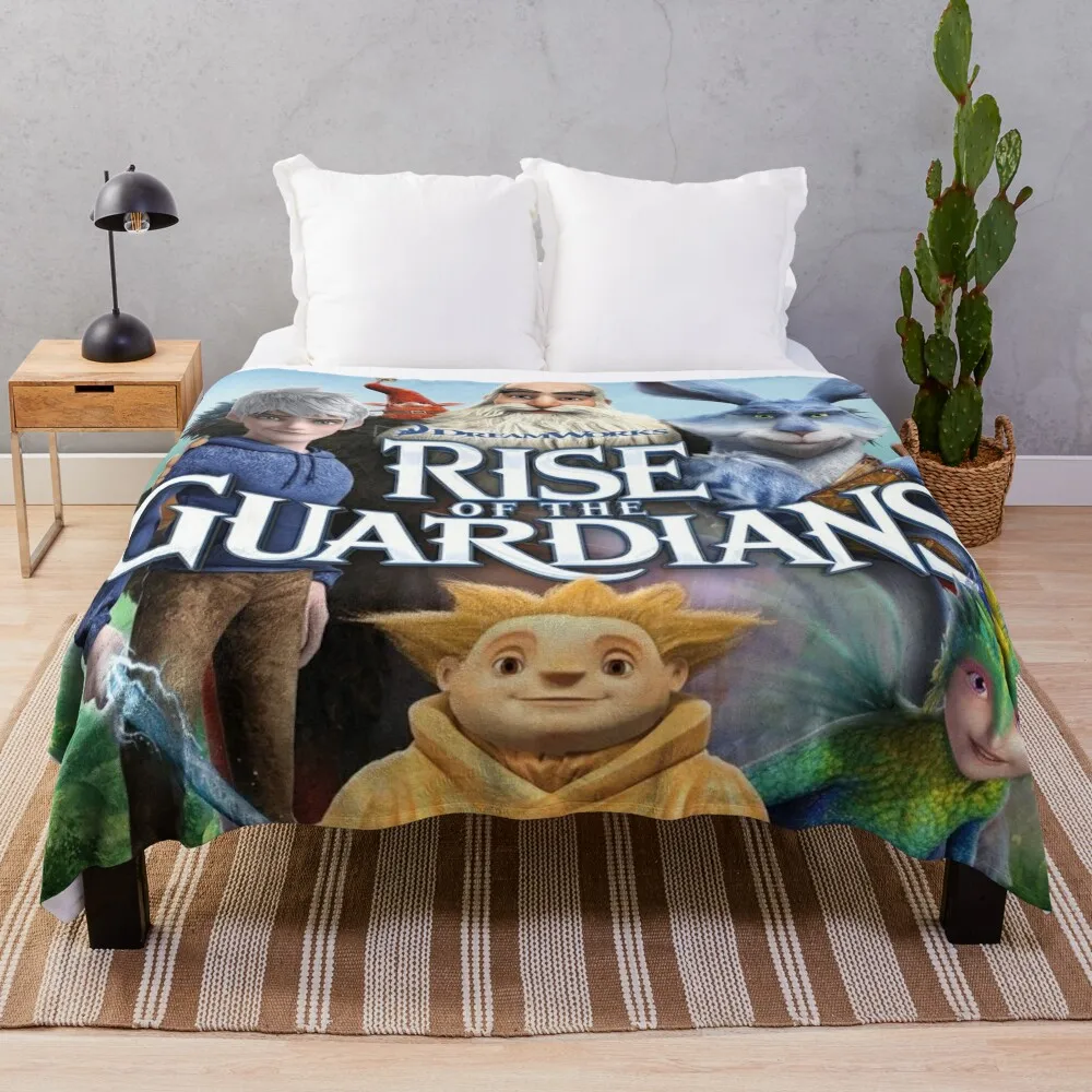 

Rise Of The Guardians Throw Blanket Comforter Blanket Luxury Brand Blanket anime Dorm Room Essentials