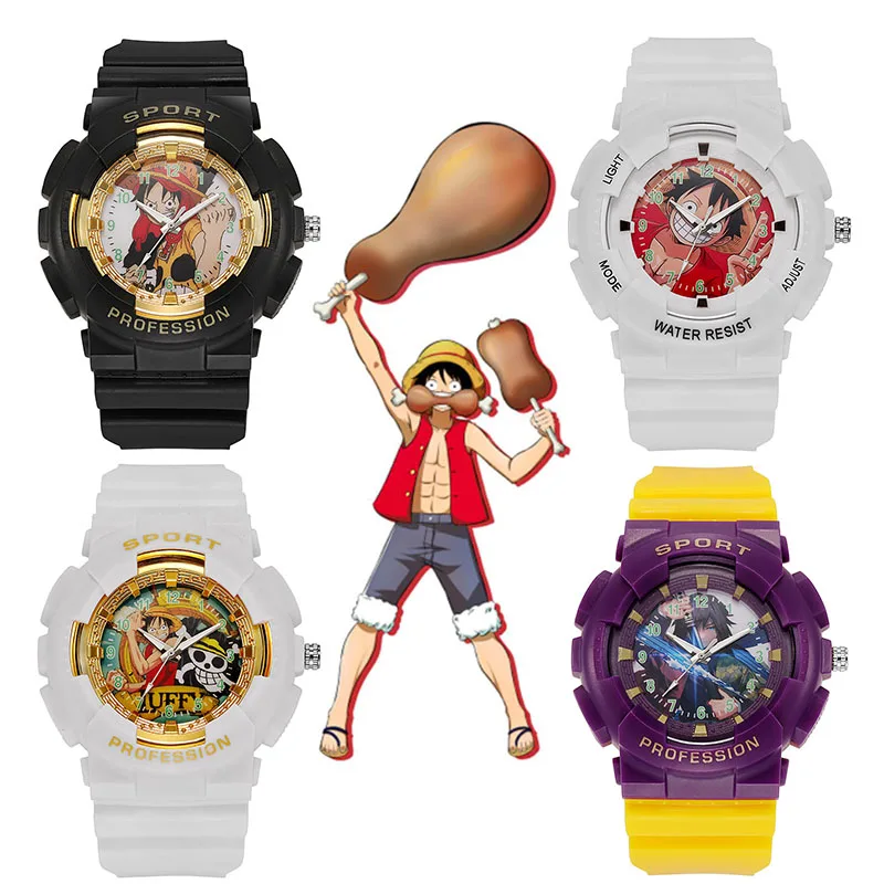 Pirate King Children's Quartz Watch Cartoon Anime Character Monkey D. Luffy One Piece Sports Electronic Watch Kid Holiday Gifts
Pirate King Children's Quartz Watch Cartoon Anime Character Monkey D. Luffy One Piece Sports Electronic Watch Kid Holiday Gifts