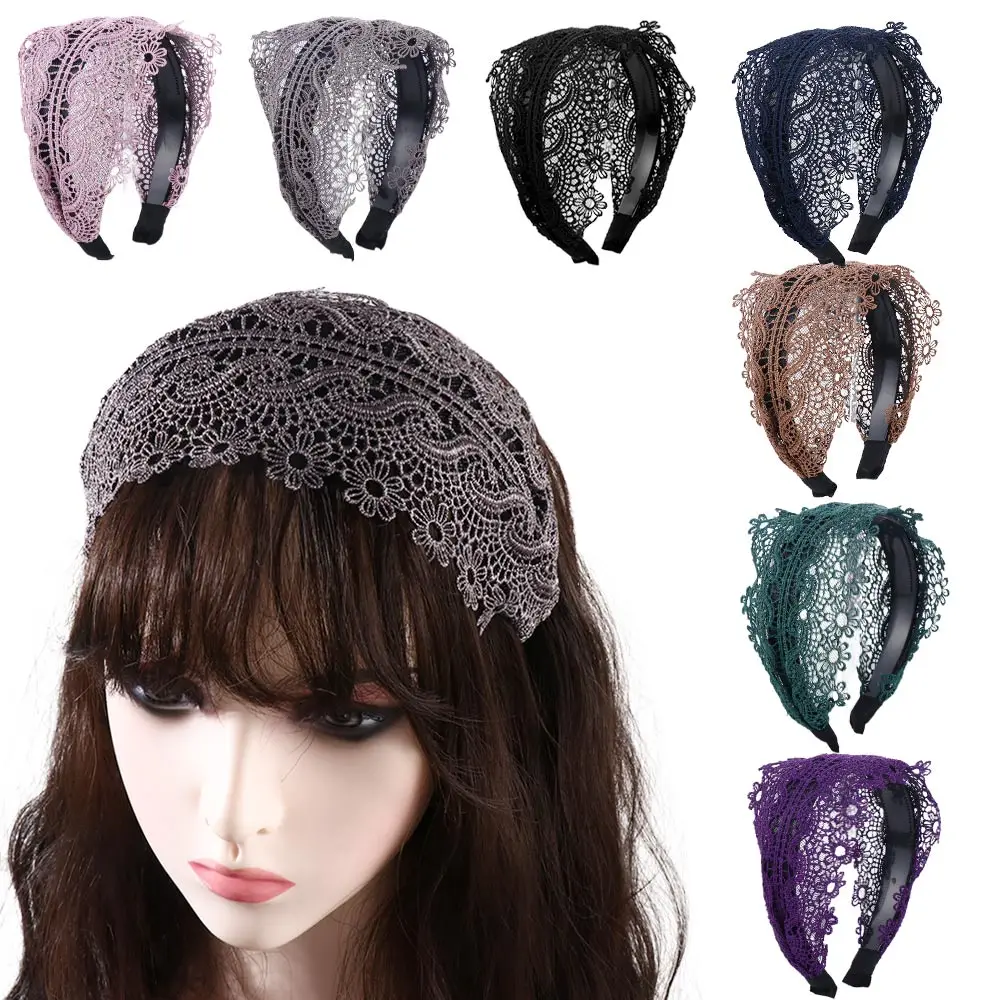 Women's Headband Lace Floral Hair Band for Girls Hair Accessories Bezel Headbands for Women Wide Side Hair Hoop
Women's Headband Lace Floral Hair Band for Girls Hair Accessories Bezel Headbands for Women Wide Side Hair Hoop