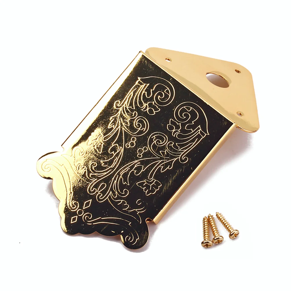 Guitar Maker Mandolin Part Replacement Tailpiece with Screws Cover Triangle Plated Component
Guitar Maker Mandolin Part Replacement Tailpiece with Screws Cover Triangle Plated Component