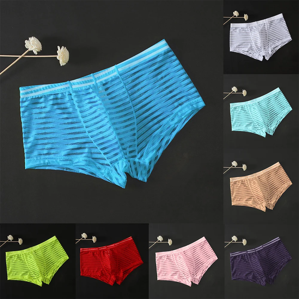 Transparent Men's Briefs Trunk Pant Men's Underwear Shorts Panties Sexy Man Bodysuit Stripe Low Rise Men Boxer Underpants cueca
Transparent Men's Briefs Trunk Pant Men's Underwear Shorts Panties Sexy Man Bodysuit Stripe Low Rise Men Boxer Underpants cueca