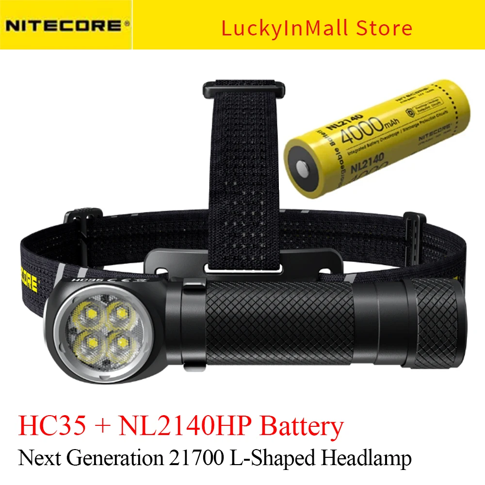 Налобный фонарь NITECORE HC35, 2700 люмен, высокая производительность, L-образная фара, XP-G3 S3 светодиоды, USB Перезаряжаемый фонарь с батареей
Налобный фонарь NITECORE HC35, 2700 люмен, высокая производительность, L-образная фара, XP-G3 S3 светодиоды, USB Перезаряжаемый фонарь с батареей