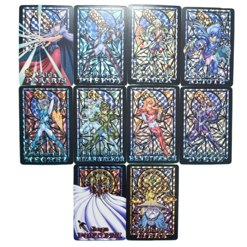 10pcs/set Saint Seiya Card Animation Characters Dohko Pope SAGA Stained Glass Classics Anime Collection Flash Cards Toy Gift
10pcs/set Saint Seiya Card Animation Characters Dohko Pope SAGA Stained Glass Classics Anime Collection Flash Cards Toy Gift