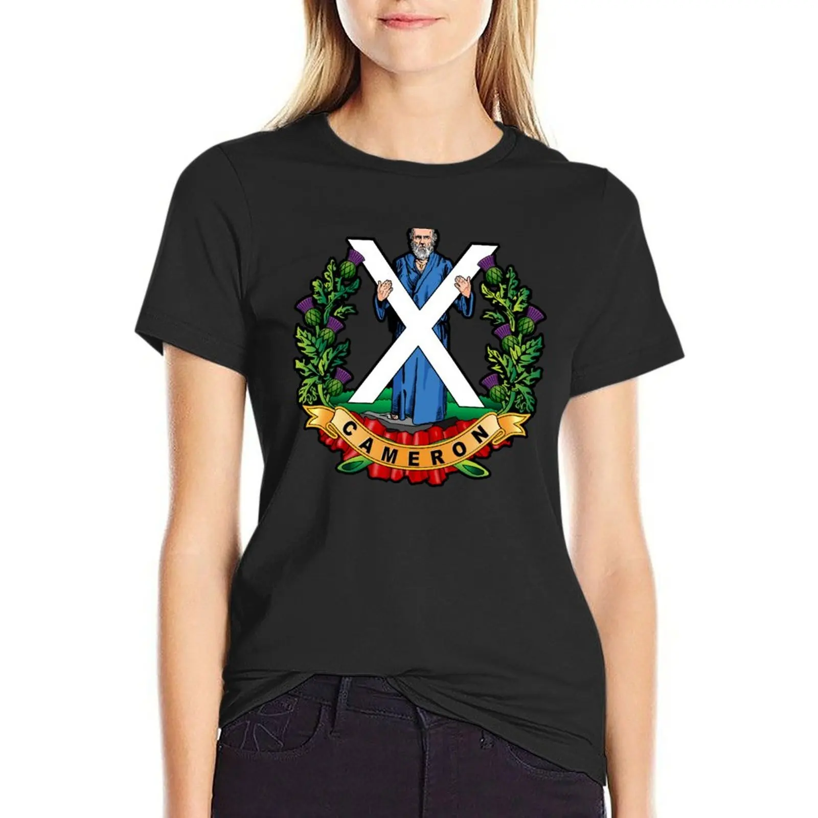 QUEEN'S OWN CAMERON HIGHLANDERS T-Shirt oversized summer tops t-shirts for Women graphic tees
QUEEN'S OWN CAMERON HIGHLANDERS T-Shirt oversized summer tops t-shirts for Women graphic tees