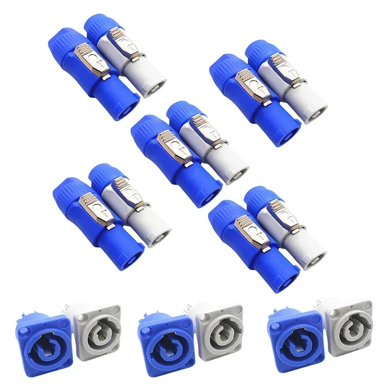 1/5/10Pcs 3 PIN AC Powercon Connector Male Plug NAC3FCA NAC3FCB AC Cable 20A 250V Power Plug Adapter for Stage Light LED Screen
1/5/10Pcs 3 PIN AC Powercon Connector Male Plug NAC3FCA NAC3FCB AC Cable 20A 250V Power Plug Adapter for Stage Light LED Screen