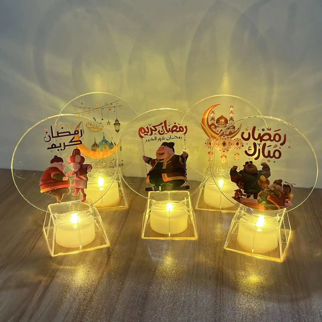 Мини-Свеча Eid Mubarak, украшения, 3D акриловые светодиодные ночники, исламский мусульманский Рамадан, домашняя атмосфера для спальни, декоративная лампа
Мини-Свеча Eid Mubarak, украшения, 3D акриловые светодиодные ночники, исламский мусульманский Рамадан, домашняя атмосфера для спальни, декоративная лампа