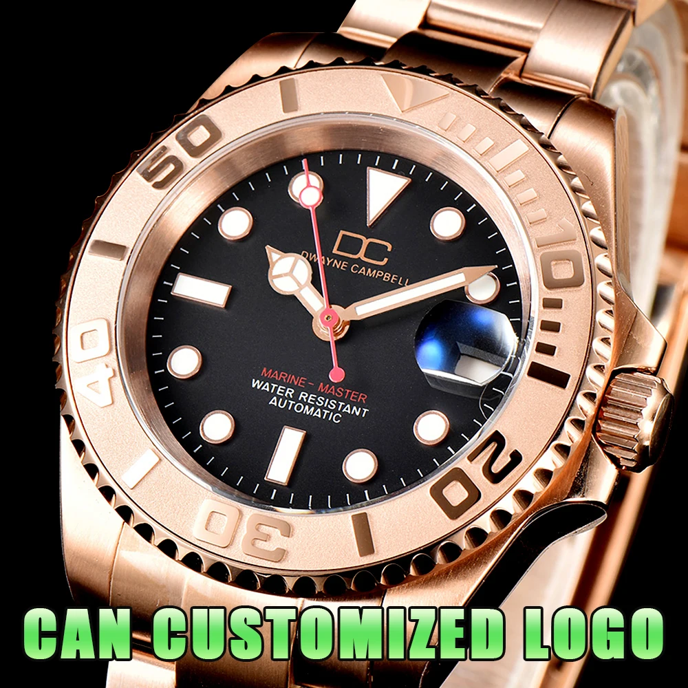 40.5mm Diving Automatic Mechanical Can Custom Logo Men's watches NH35 Movement Ceramic Bezel Waterproof Wristwatch Sapphire
40.5mm Diving Automatic Mechanical Can Custom Logo Men's watches NH35 Movement Ceramic Bezel Waterproof Wristwatch Sapphire