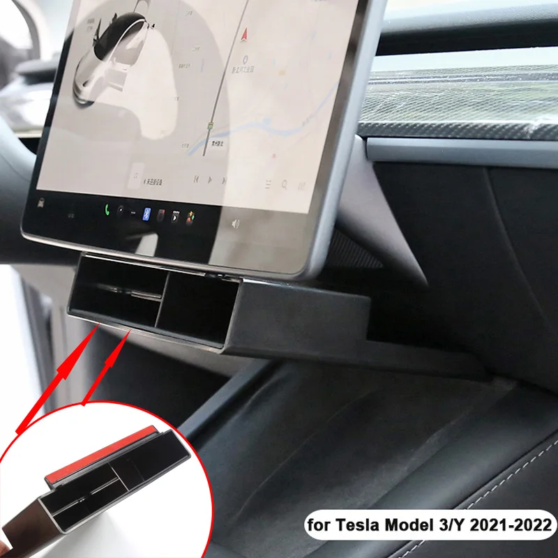 2023 Accessories for Tesla Model 3/Y Under Screen Storage Organizer Box Card Phone Holder ABS Interior Accessories Glasses Case
2023 Accessories for Tesla Model 3/Y Under Screen Storage Organizer Box Card Phone Holder ABS Interior Accessories Glasses Case