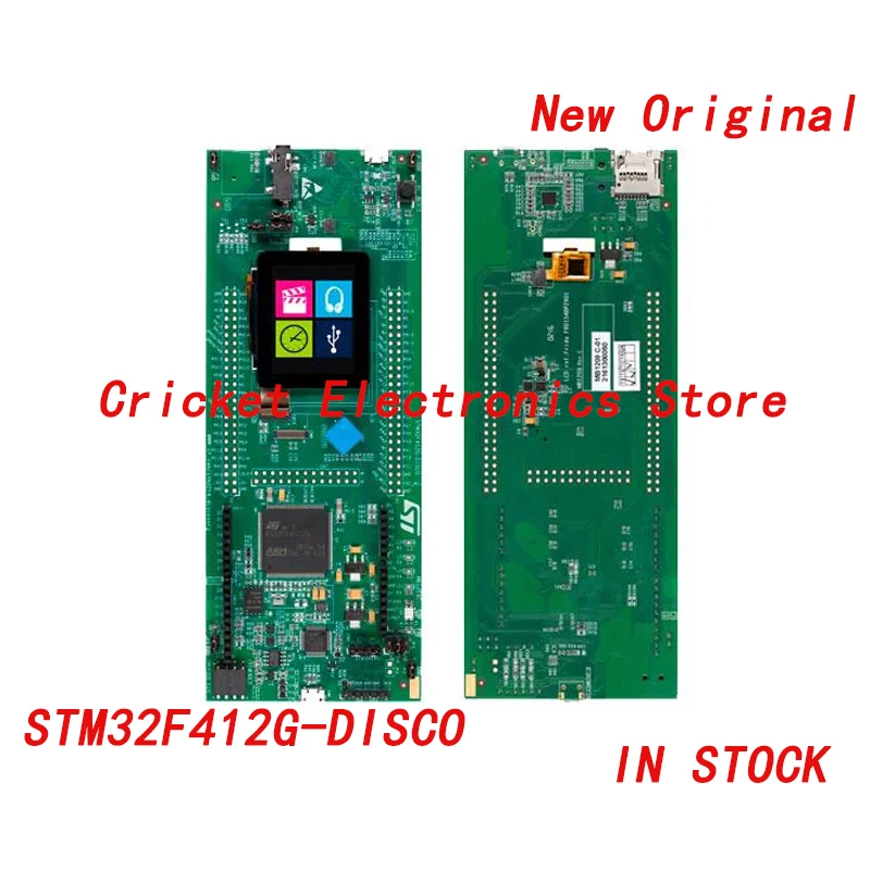 STM32F412G-DISCO набор для разработки STM32F412ZG MCU ST-LINK/V2-1 отладчик/программатор 240x240 пикселей TFT цветной ЖК-дисплей 
STM32F412G-DISCO набор для разработки STM32F412ZG MCU ST-LINK/V2-1 отладчик/программатор 240x240 пикселей TFT цветной ЖК-дисплей