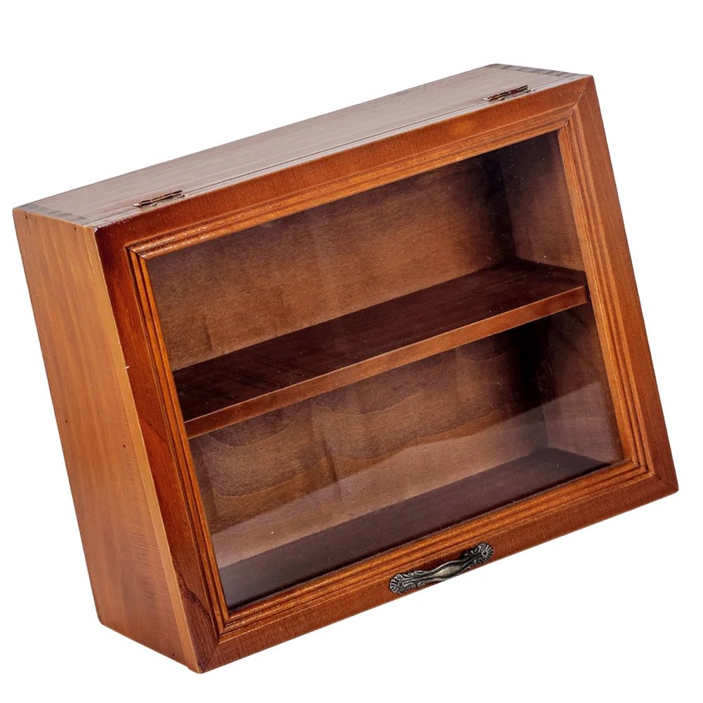 Storage Cabinet With Doors Wooden Figurines Display Box Collection Toy Rack Mini Shelves Cabinet 2 Tier Case Home Decor
Storage Cabinet With Doors Wooden Figurines Display Box Collection Toy Rack Mini Shelves Cabinet 2 Tier Case Home Decor