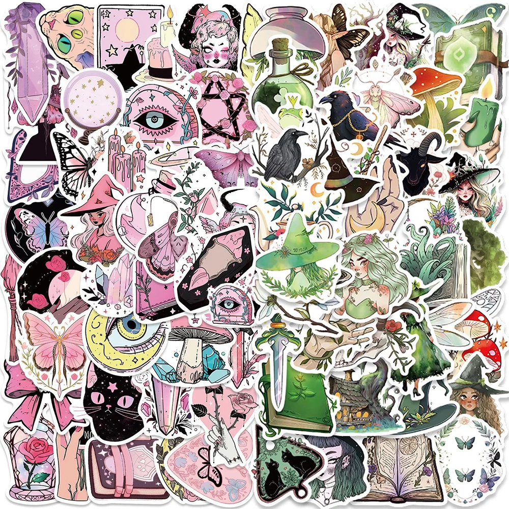 10/30/50/100PCS Pharmacist Green Pink Witch Stickers Goth Aesthetic Cartoon Decals DIY Phone Laptop Car Cool Decoration Sticker
10/30/50/100PCS Pharmacist Green Pink Witch Stickers Goth Aesthetic Cartoon Decals DIY Phone Laptop Car Cool Decoration Sticker