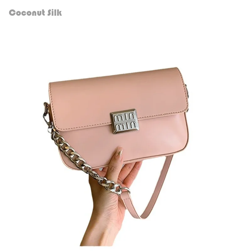 

Женская Высококачественная летняя новая модная Наплечная Сумка CoCoS 2024, универсальная квадратная маленькая сумка через плечо для поездок