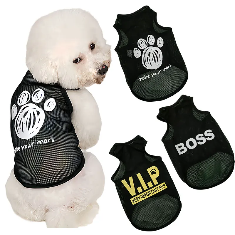 Summer Dog Clothes for Small Dogs Thin Cute Dog Vest Puppy Clothes Breathable Chihuahua Clothes Cat Vest Pet Supplies 
Summer Dog Clothes for Small Dogs Thin Cute Dog Vest Puppy Clothes Breathable Chihuahua Clothes Cat Vest Pet Supplies