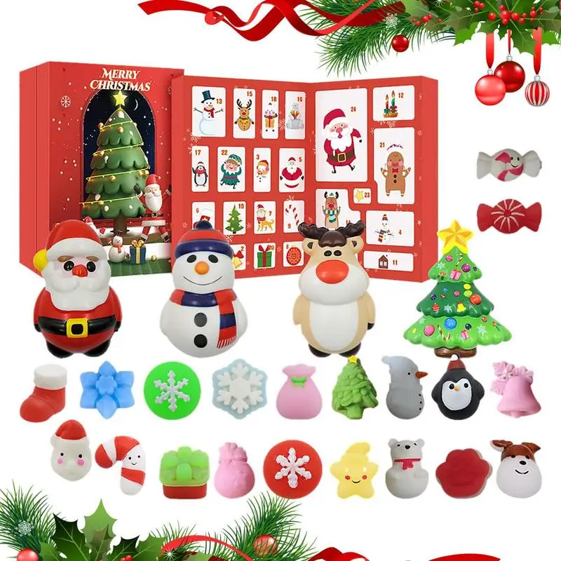 Christmas Advent Calendar 24pcs Toy Advent Calendar Mini Squishy Toys Snowman Christmas Tree Elk Santa Claus Candy Holiday
Christmas Advent Calendar 24pcs Toy Advent Calendar Mini Squishy Toys Snowman Christmas Tree Elk Santa Claus Candy Holiday