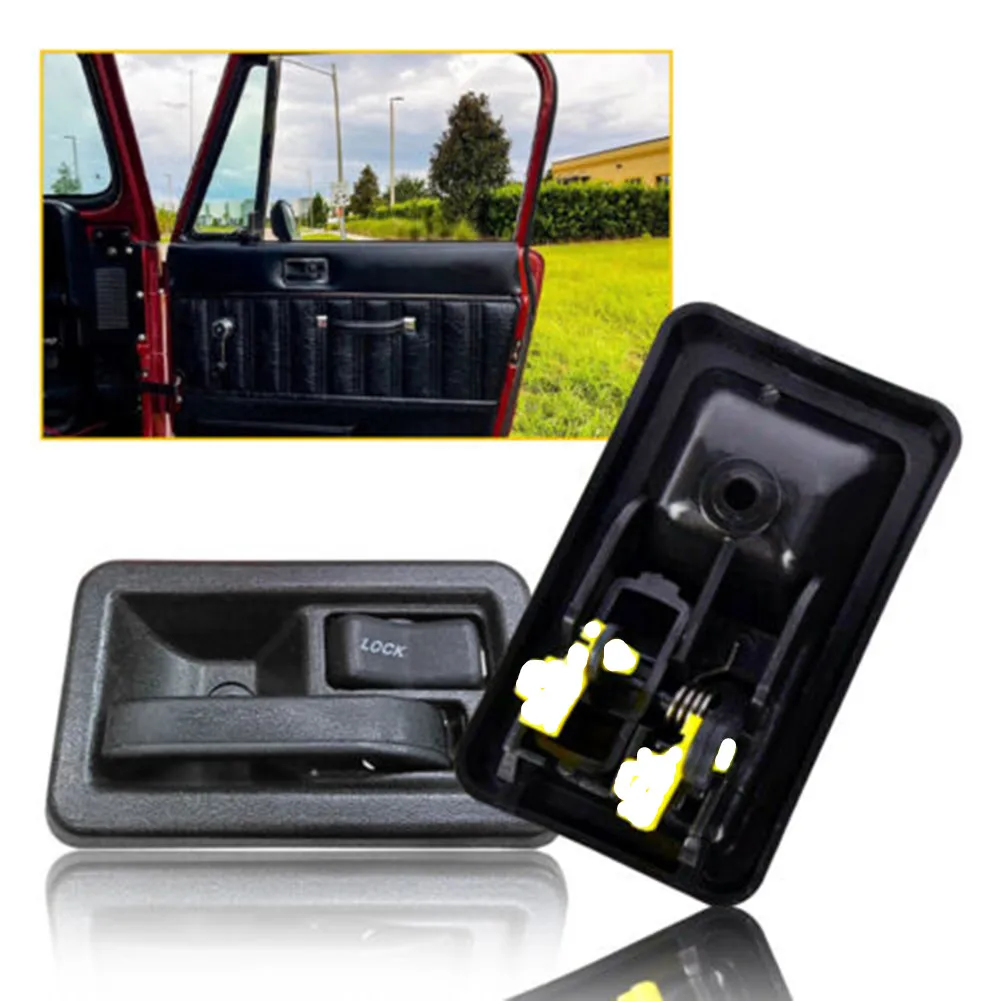 Interior Door Handle Inside 55176476AB 55176477AB Black LH & RH Replaces Wrangler For Jeep YJ TJ 1987-2004 Durable
Interior Door Handle Inside 55176476AB 55176477AB Black LH & RH Replaces Wrangler For Jeep YJ TJ 1987-2004 Durable