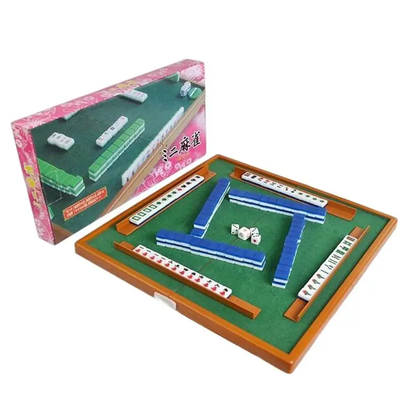 Mini Travel Mahjong Set Portable 144 Tiles Acrylic Material Mah-Jong Acrylic Traditional Game Mini Mahjong Board Game Sets For
Mini Travel Mahjong Set Portable 144 Tiles Acrylic Material Mah-Jong Acrylic Traditional Game Mini Mahjong Board Game Sets For