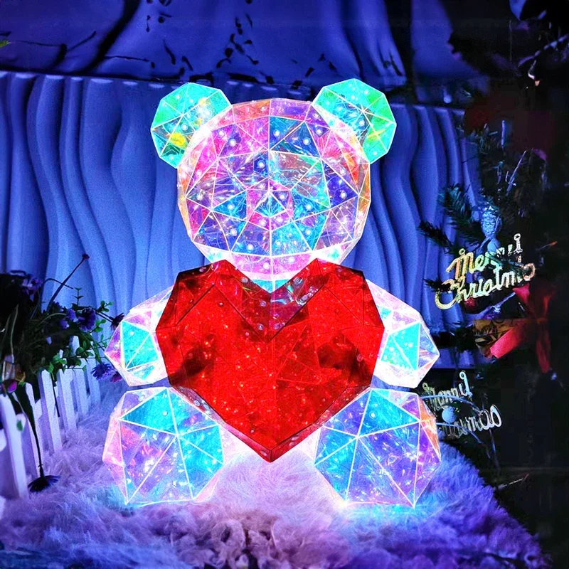 Led Luminous Teddy Bear Doll Colorful Teddybear Lamp Colorful Glowing Bear Romantic Valentine'S Gifts Wedding Anniversary Gift
Led Luminous Teddy Bear Doll Colorful Teddybear Lamp Colorful Glowing Bear Romantic Valentine'S Gifts Wedding Anniversary Gift