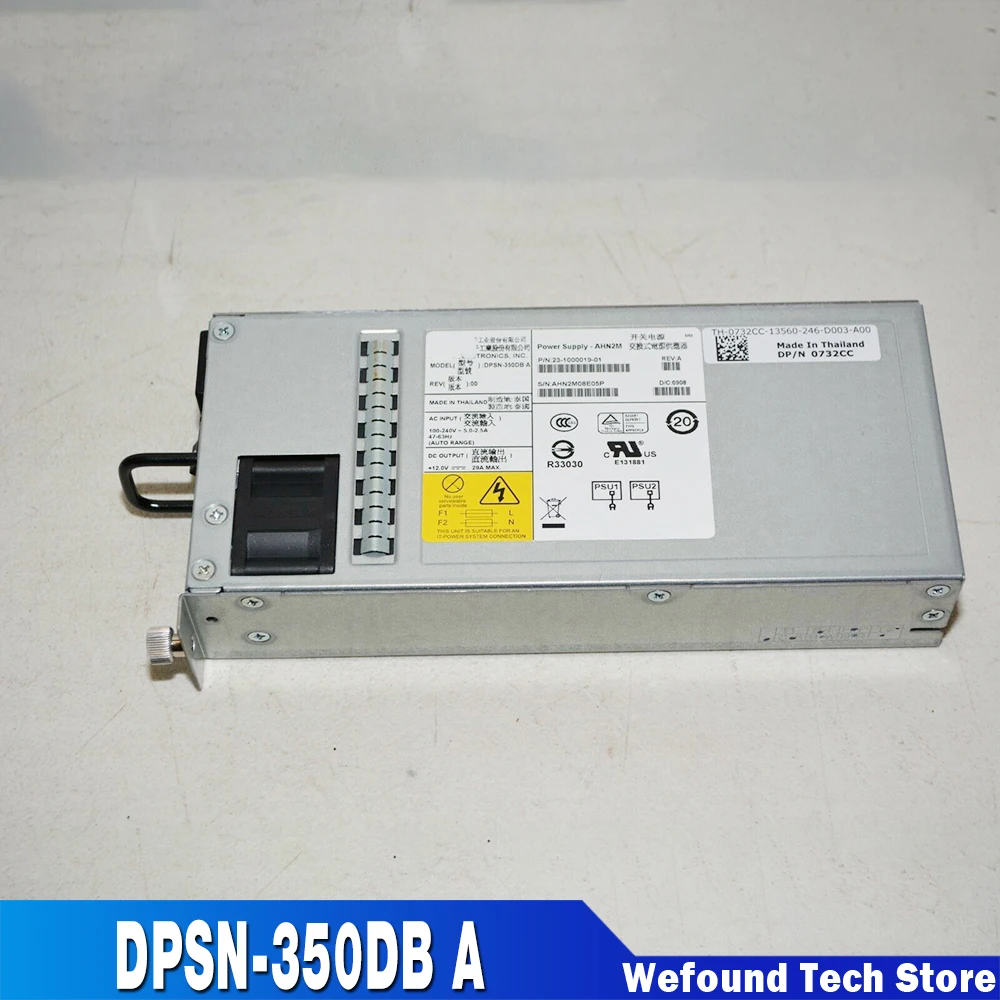 

For Delta Power Supply For 105-000-166 EMC MP-8000B Brocade BR8000 23-1000019-01 DPSN-350DB A