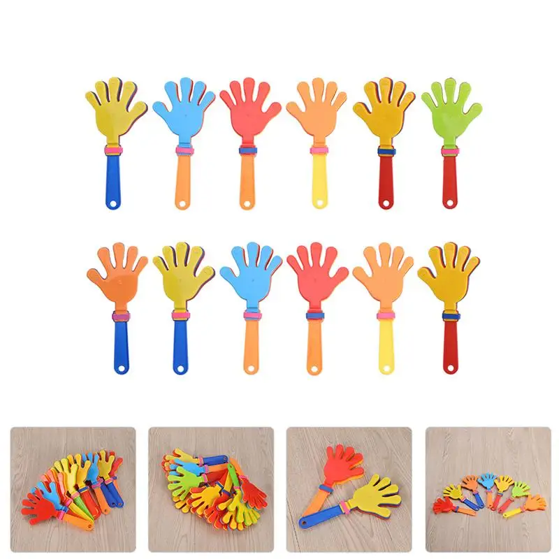 

24pcs Hand Clappers Hands Clapping Concert Party Cheering Props Noisemaker Toys Party Favors for Children Kids