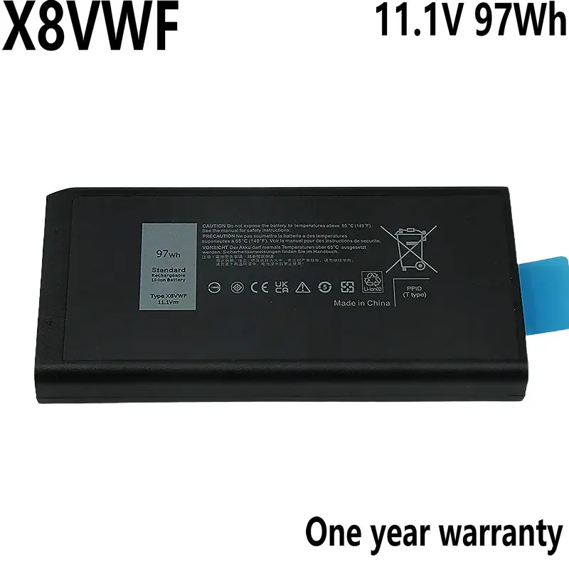 11.1V 97Wh X8VWF Laptop Battery for DELL Latitude 14 5404 E5404 E7404 14 7404 4XKN5 DKNKD 5XT3V
11.1V 97Wh X8VWF Laptop Battery for DELL Latitude 14 5404 E5404 E7404 14 7404 4XKN5 DKNKD 5XT3V