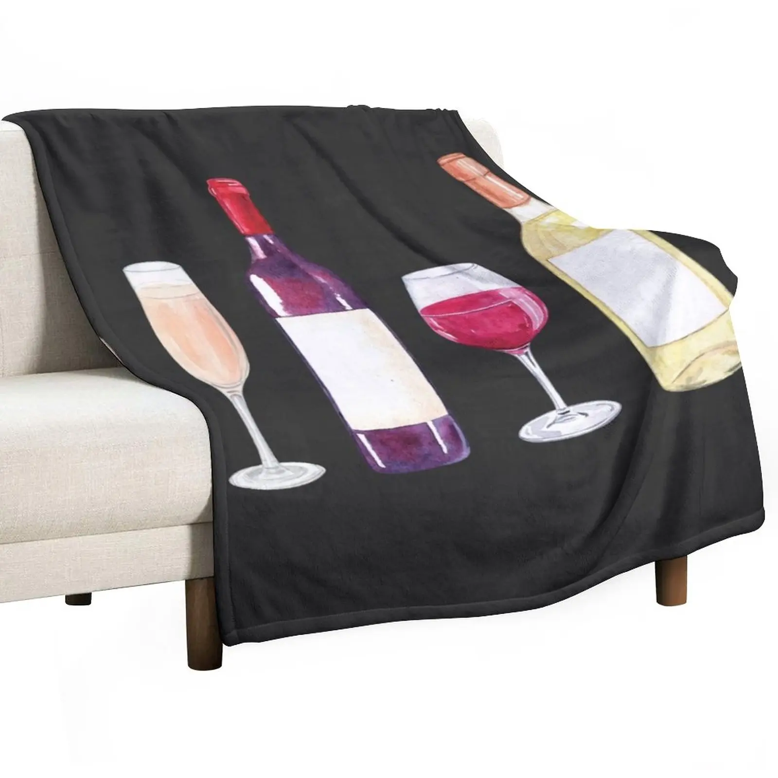 New Assorted Wine Bottles and Glassses - Rosé, Red, White Throw Blanket Blankets For Bed Beautiful Blankets Hairy Blanket
New Assorted Wine Bottles and Glassses - Rosé, Red, White Throw Blanket Blankets For Bed Beautiful Blankets Hairy Blanket
