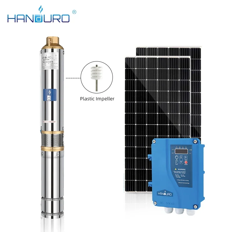 0.55HP 55 Meters Head 48V Mini Solar Powered Brushless Submersible Water Pump For Agriculture
0.55HP 55 Meters Head 48V Mini Solar Powered Brushless Submersible Water Pump For Agriculture