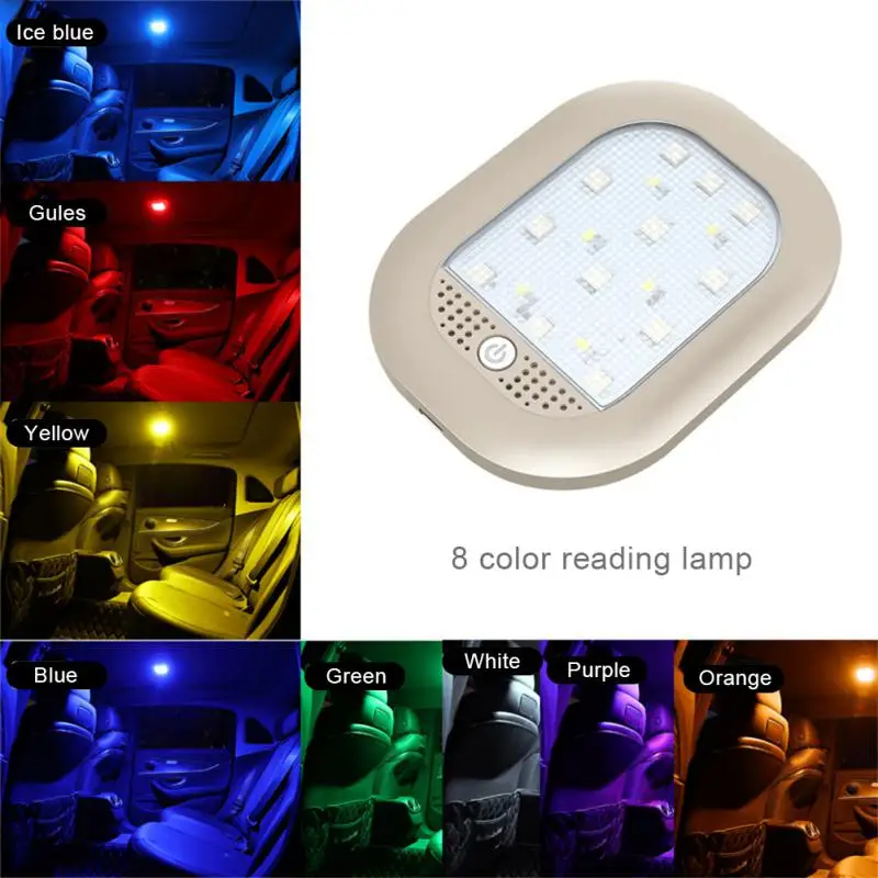 Car Roof LED Reading 8 Color Car Trunk Ceiling Roof Lights LED Magnetic Reading Ligh Interior Decorative Lamp Car Supplies
Car Roof LED Reading 8 Color Car Trunk Ceiling Roof Lights LED Magnetic Reading Ligh Interior Decorative Lamp Car Supplies