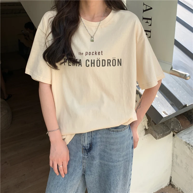 Женская Корейская Футболка Harajuku Lazy Vintage Bf с буквенным принтом Свободная Женская футболка Топы японская Kawaii Ulzzang одежда для женщин
Женская Корейская Футболка Harajuku Lazy Vintage Bf с буквенным принтом Свободная Женская футболка Топы японская Kawaii Ulzzang одежда для женщин