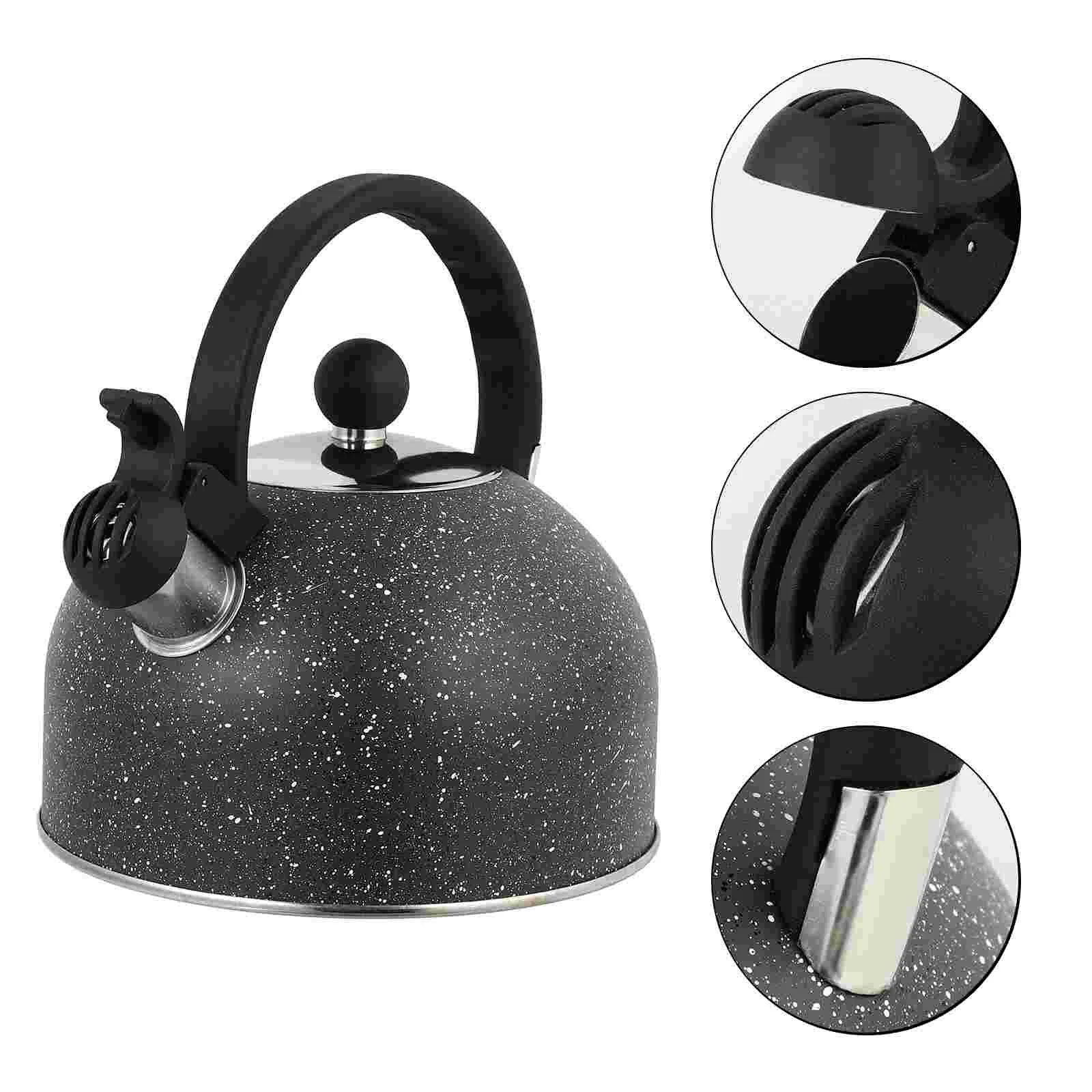 Stainless Steel Water Kettle Boiling Kettle Whistling Kettle Practical Teakettle For Gas Stove Induction Cooker
Stainless Steel Water Kettle Boiling Kettle Whistling Kettle Practical Teakettle For Gas Stove Induction Cooker