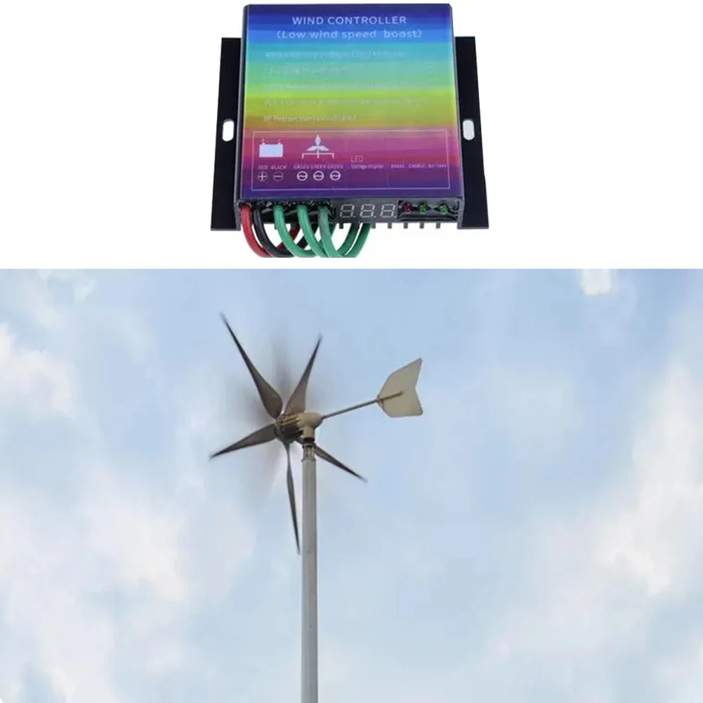 500 800W MPPT Wind Turbine Controller With Overcharge Protection IP67 Waterproof DC12V 24V Three-wire System Charge Controllers
500 800W MPPT Wind Turbine Controller With Overcharge Protection IP67 Waterproof DC12V 24V Three-wire System Charge Controllers