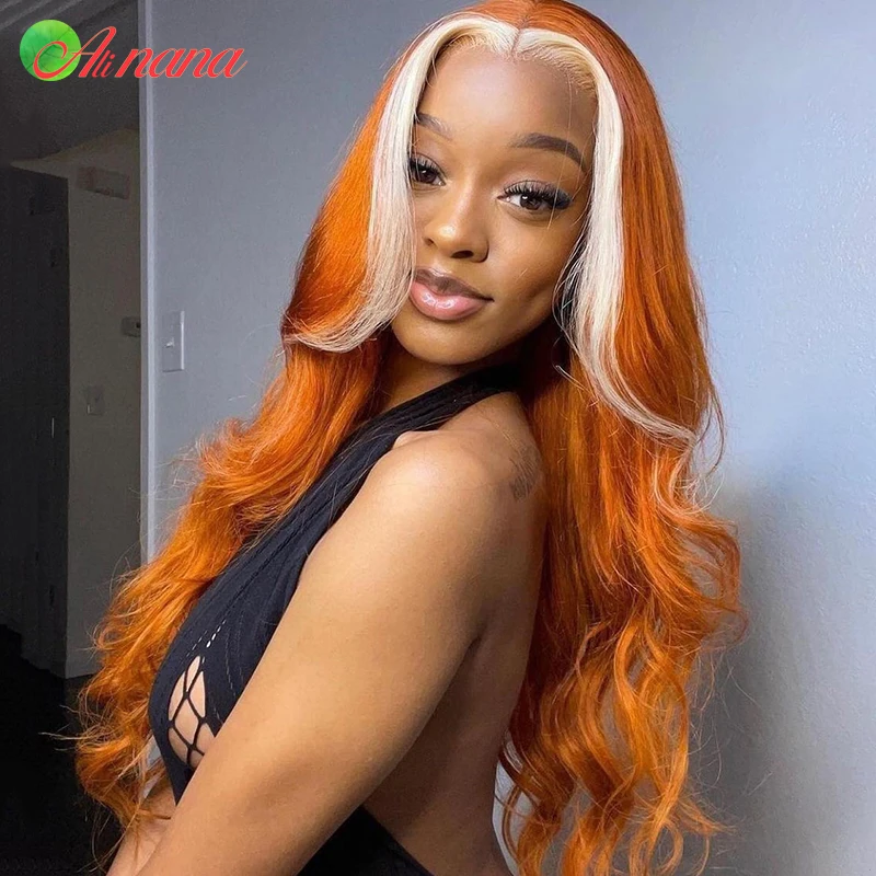 Orange Blonde 13×4 Lace Frontal Human Hair Wigs Peruvian Body Wave Ginger Blonde Colored 5x5 Lace Closure Wig For Black Women
Orange Blonde 13×4 Lace Frontal Human Hair Wigs Peruvian Body Wave Ginger Blonde Colored 5x5 Lace Closure Wig For Black Women