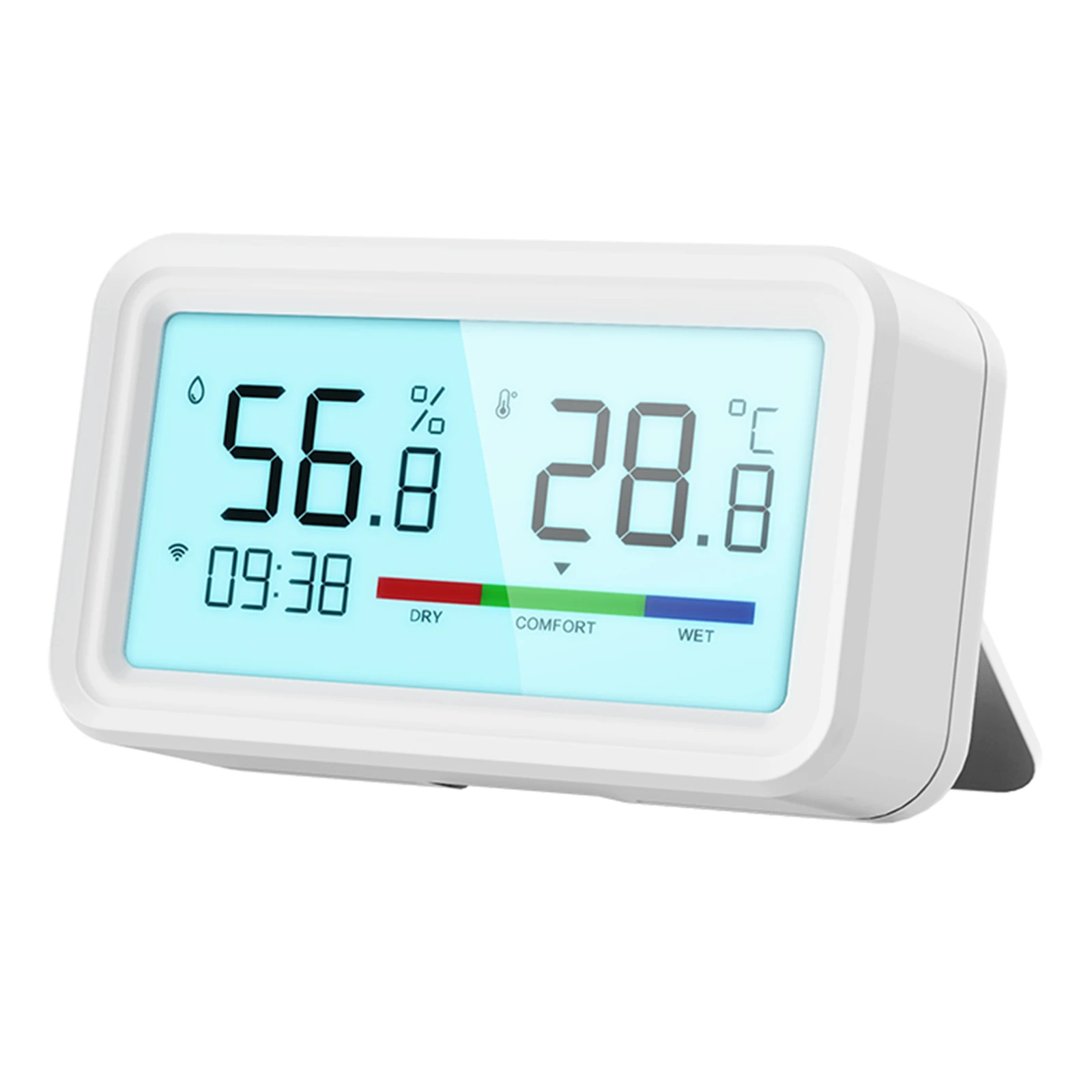 WiFi Temperature Sensor Wireless Humidity Sensor Room Thermometer Hygrometer Smart Home Security Indoor With Backlight Display
WiFi Temperature Sensor Wireless Humidity Sensor Room Thermometer Hygrometer Smart Home Security Indoor With Backlight Display