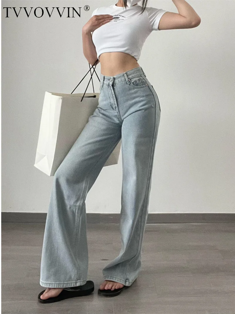 TVVOVVIN 23 Spring Autumn New Women's clothing American Retro High street style Casual Loose Jeans Straight Fashion Pants 7W2C
TVVOVVIN 23 Spring Autumn New Women's clothing American Retro High street style Casual Loose Jeans Straight Fashion Pants 7W2C