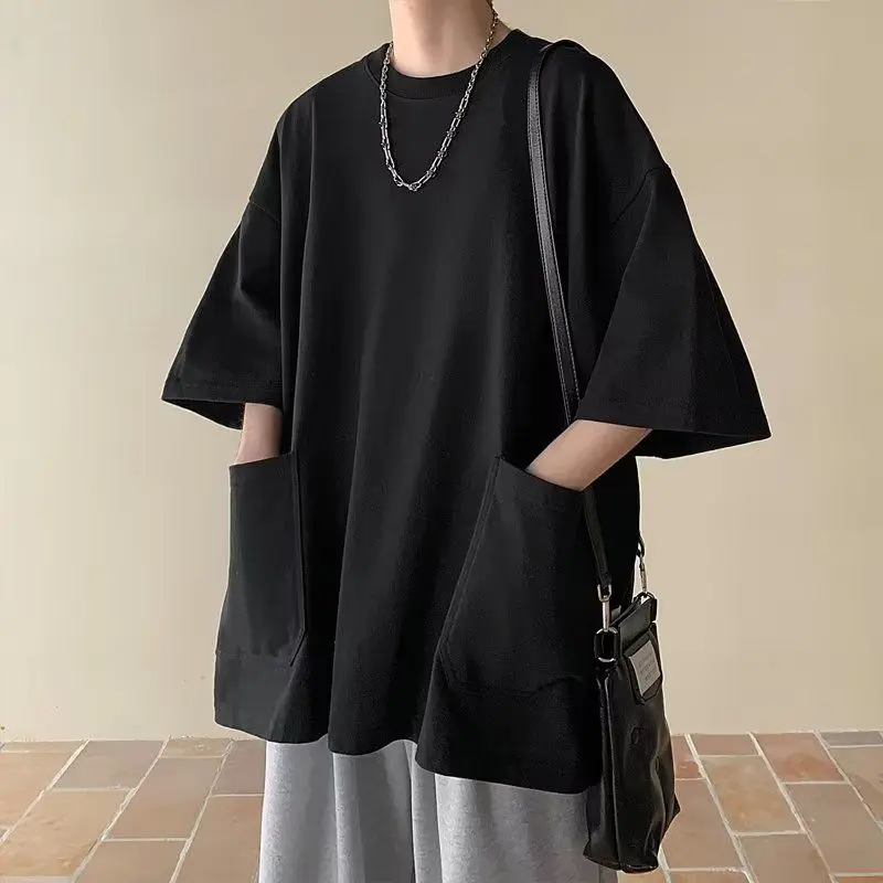 Korean style ins simple five-quarter sleeve thin section youth popular round neck trendy fashion brand summer city style T-shirt
Korean style ins simple five-quarter sleeve thin section youth popular round neck trendy fashion brand summer city style T-shirt