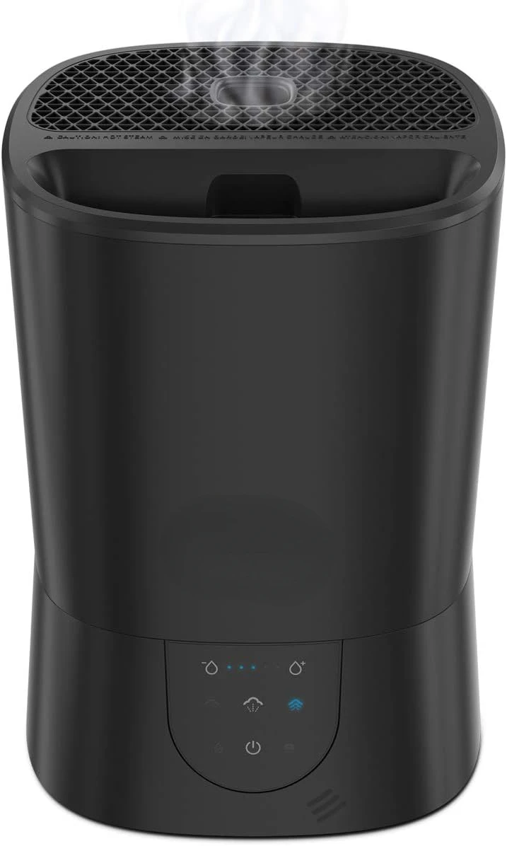 Filter Free Warm Mist Humidifier, Medium Rooms, 1.5 Gallon Tank \u2013 Humidistat for Bedroom, Home or Office
Filter Free Warm Mist Humidifier, Medium Rooms, 1.5 Gallon Tank \u2013 Humidistat for Bedroom, Home or Office