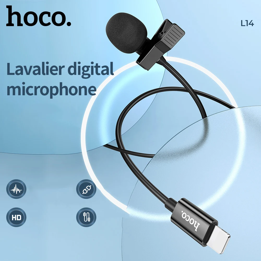 HOCO Wired Microphone 1.5m Lavalier Mini Microphone Condenser for Type-C Mobile Phone iPhone Mac Laptop PC
HOCO Wired Microphone 1.5m Lavalier Mini Microphone Condenser for Type-C Mobile Phone iPhone Mac Laptop PC