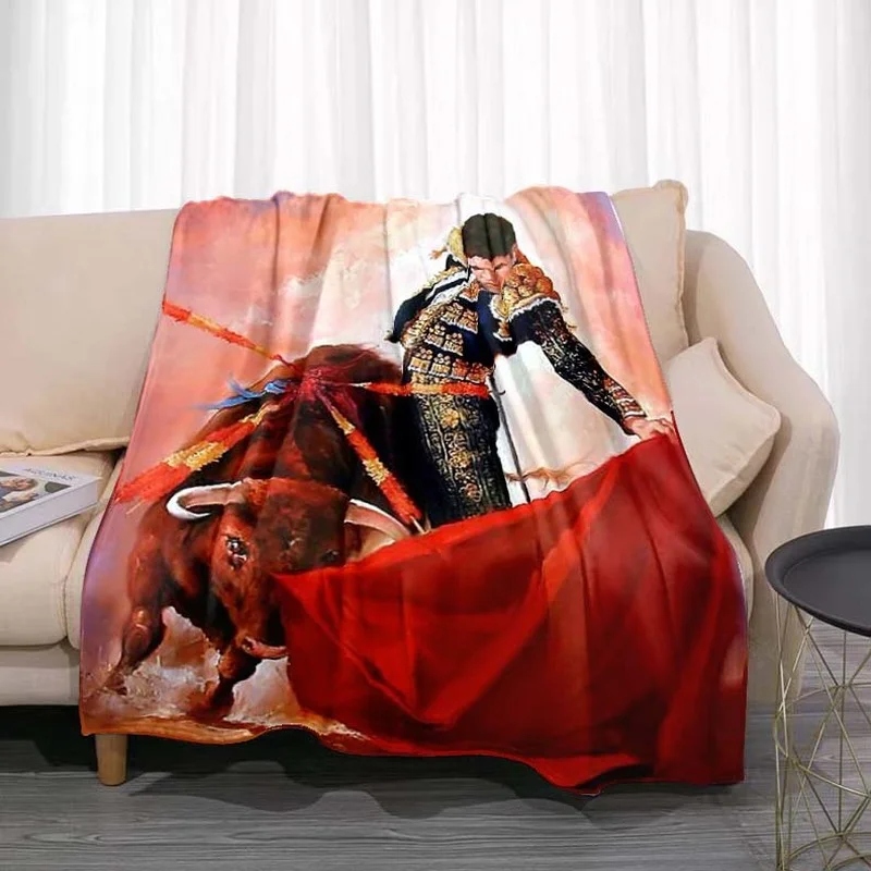 Retro Matador Bullfighting Printed Flannel Blanket 3D Print Soft Warm Throw Blanket for Bed Sofa Couch Hiking Picnic Bedspread
Retro Matador Bullfighting Printed Flannel Blanket 3D Print Soft Warm Throw Blanket for Bed Sofa Couch Hiking Picnic Bedspread