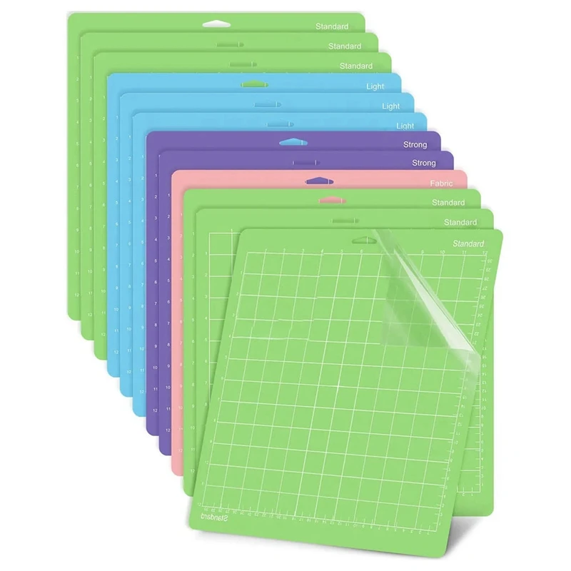 Режущий коврик для Cricut Maker 3/Maker/Explore 3/Air 2/Air 12 Pack 12X12in, Сменные аксессуары
Режущий коврик для Cricut Maker 3/Maker/Explore 3/Air 2/Air 12 Pack 12X12in, Сменные аксессуары