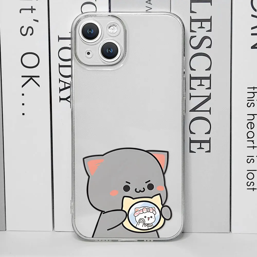 Cute Peach Mochi Cat Couple Phone Case for IPhone 16 15 14 13 12 11 Pro MAX XS X SE2 7 8 Plus Lover Pairs Clear Soft Cover Shell Cute Peach Mochi Cat Couple Phone Case for IPhone 16 15 14 13 12 11 Pro MAX XS X SE2 7 8 Plus Lover Pairs Clear Soft Cover Shell