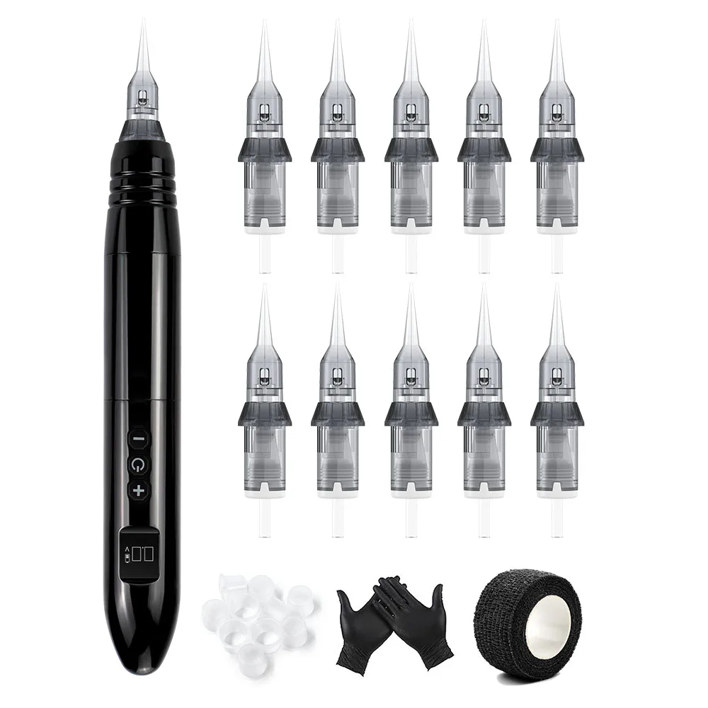 Wireless Tattoo Pen Machine kits For Eyebrow Lips Permanent Makeup Machine Rotary Machine Tattoo Kit with Tattoo Cartridges
Wireless Tattoo Pen Machine kits For Eyebrow Lips Permanent Makeup Machine Rotary Machine Tattoo Kit with Tattoo Cartridges