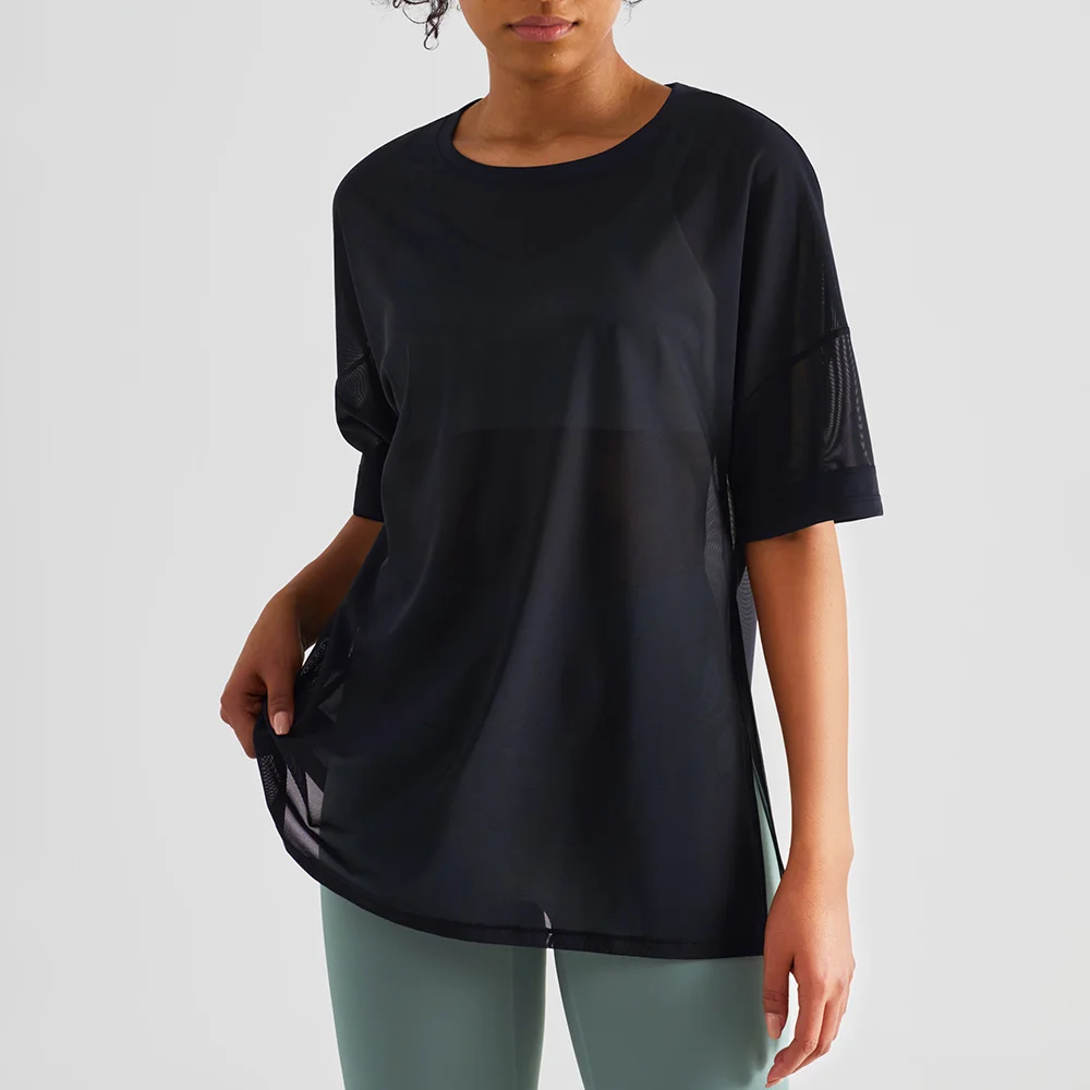 Yoga Sport Shirt Quick Drying Yoga Blouse Fitness Mesh Stitched Casual Sports Top Summer Short Sleeve Sport T-Shirt For Women
Yoga Sport Shirt Quick Drying Yoga Blouse Fitness Mesh Stitched Casual Sports Top Summer Short Sleeve Sport T-Shirt For Women