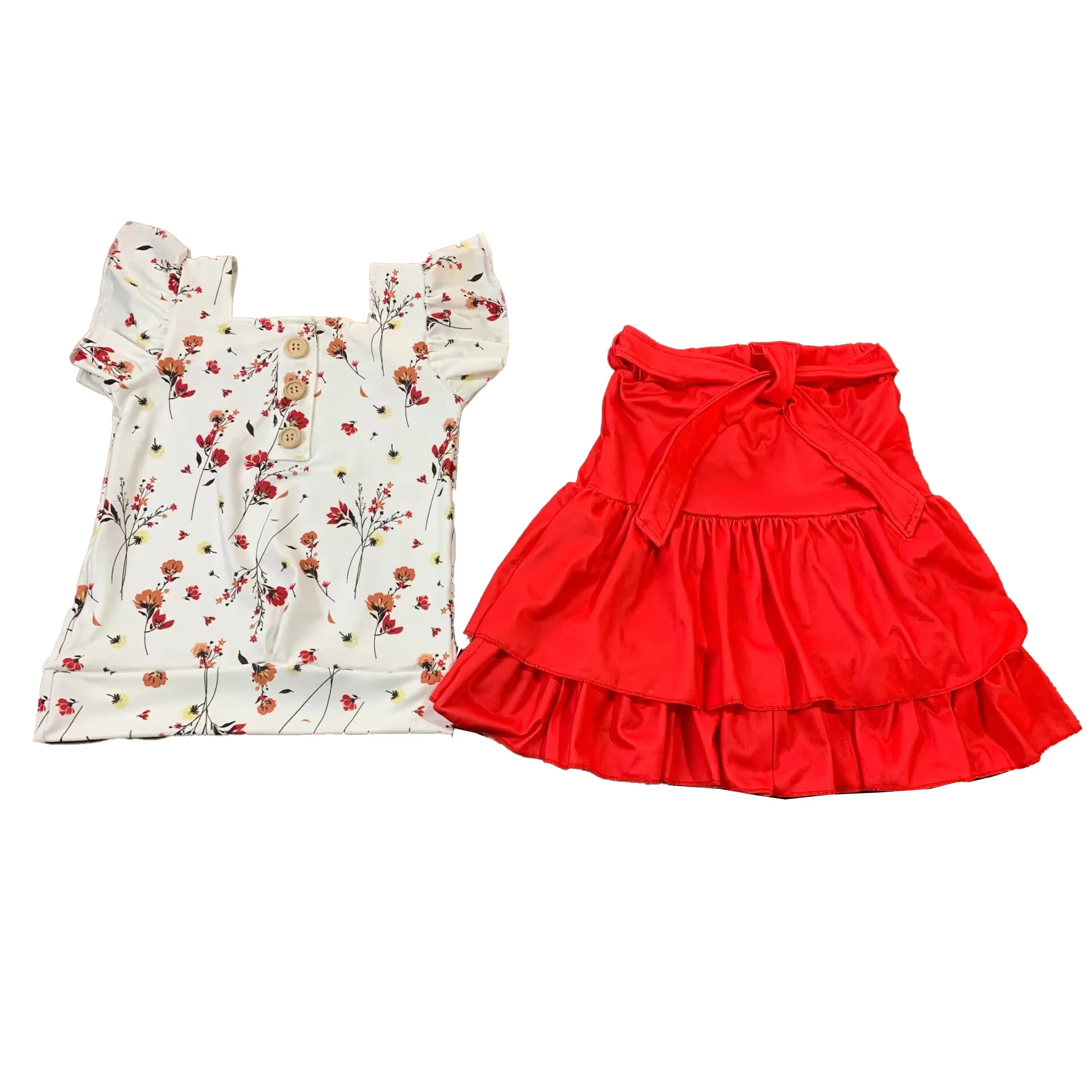Boutique Kid Clothing Angel Sleeve Design Flower Print Red Short Skirt Dress girls Clothes
Boutique Kid Clothing Angel Sleeve Design Flower Print Red Short Skirt Dress girls Clothes