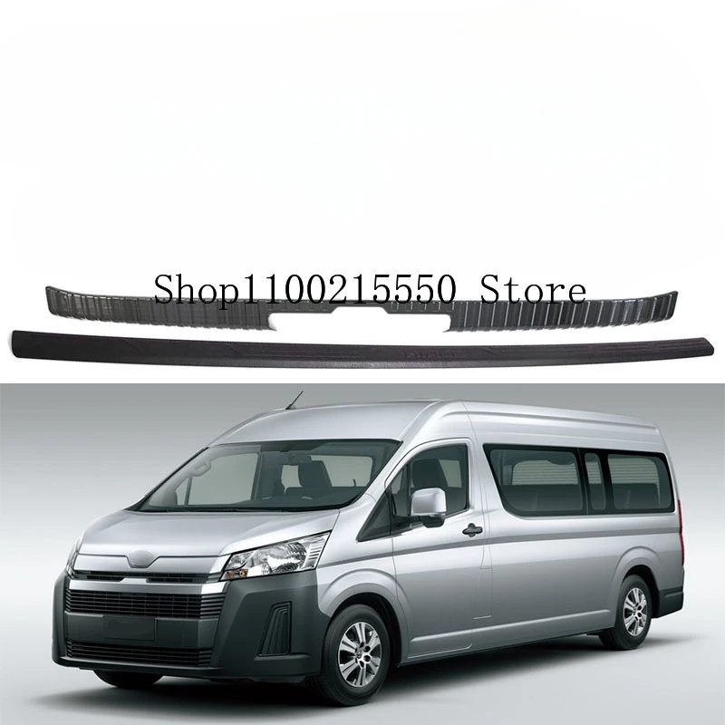 Пластиковая защитная накладка на задний бампер для Toyota HiAce шестого поколения (H300) 2019-2022
Пластиковая защитная накладка на задний бампер для Toyota HiAce шестого поколения (H300) 2019-2022