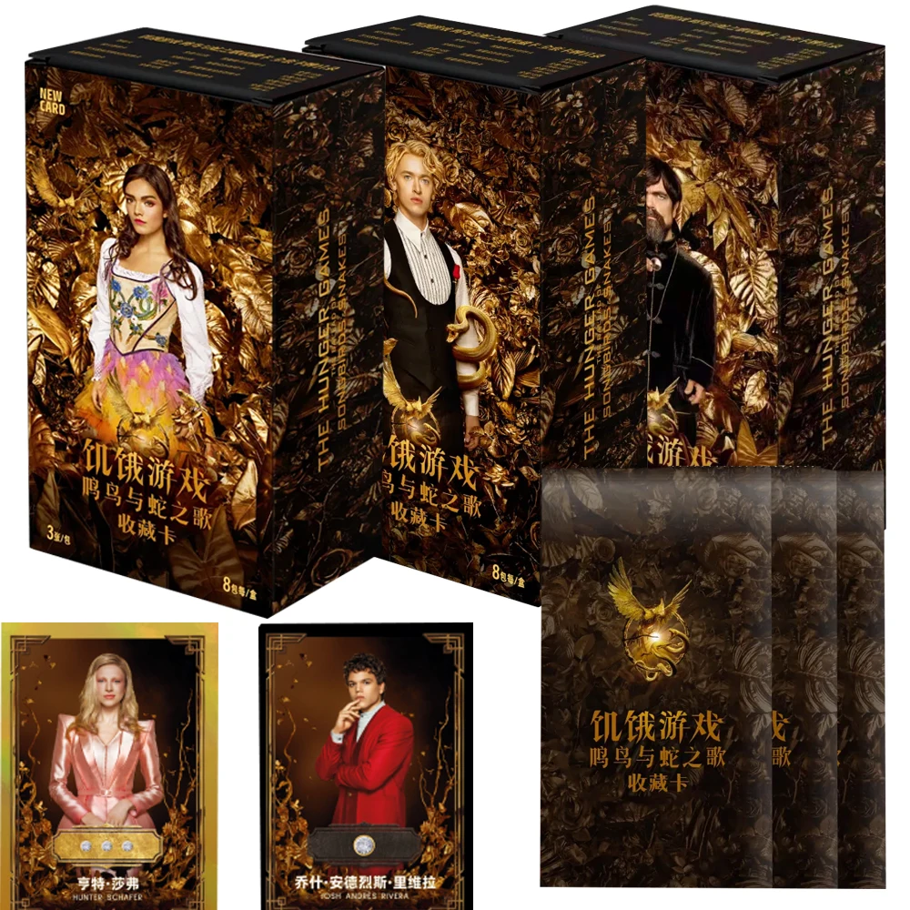 

The Hunger Games Collection Card Thriller Movies Popular Characters Coriolanas Snow Rare Limited Edition Cards Fans collect Gift