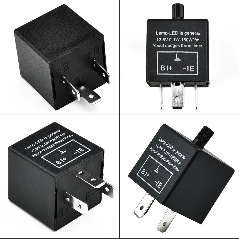 New Automotive Accessories Adjustable Electronic Flasher Relay 12V 3-Pin LED For Turn Signal Light Waterproof Durable
New Automotive Accessories Adjustable Electronic Flasher Relay 12V 3-Pin LED For Turn Signal Light Waterproof Durable