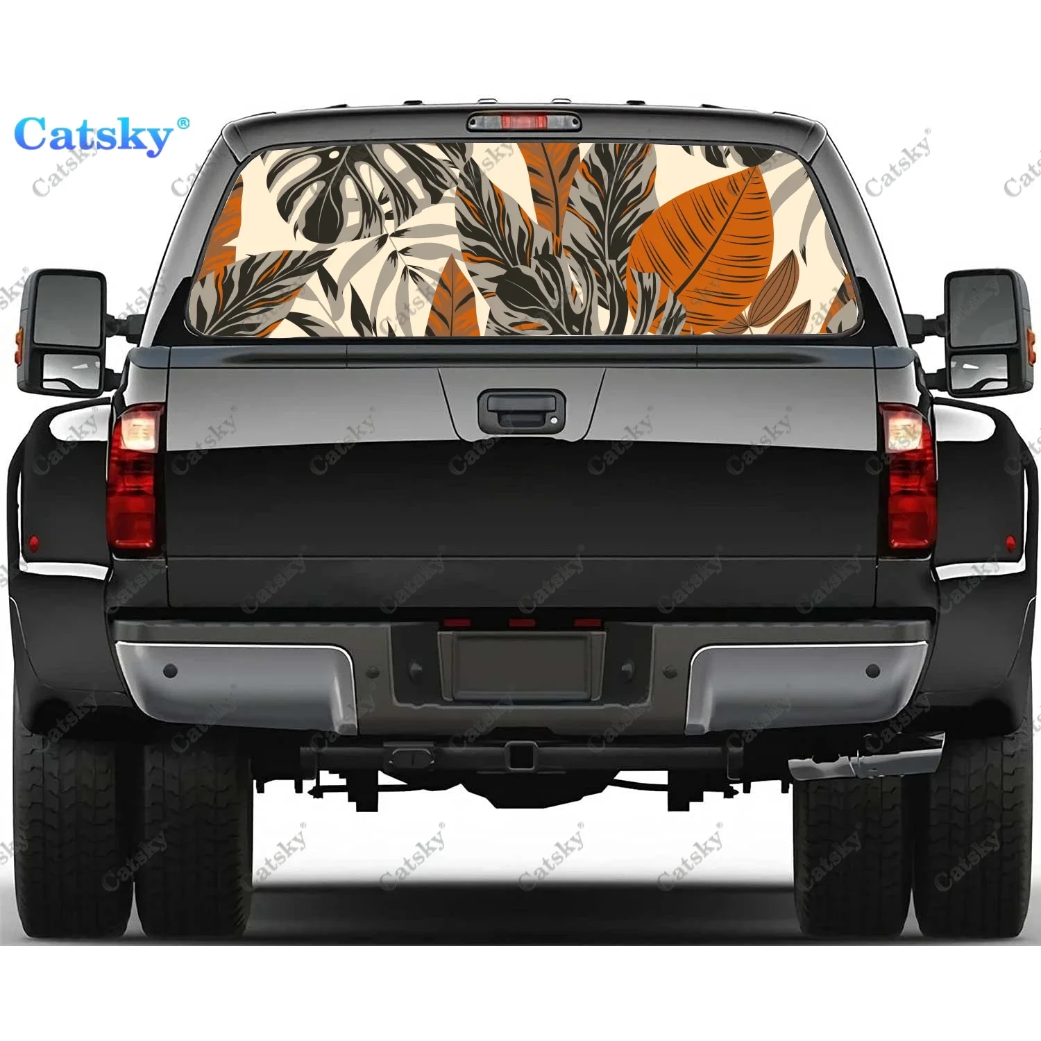Colorful Tropical Leaves Rear Window Decal Fit Pickup,Truck,Car Universal See Through Perforated Back Window Vinyl Sticker
Colorful Tropical Leaves Rear Window Decal Fit Pickup,Truck,Car Universal See Through Perforated Back Window Vinyl Sticker