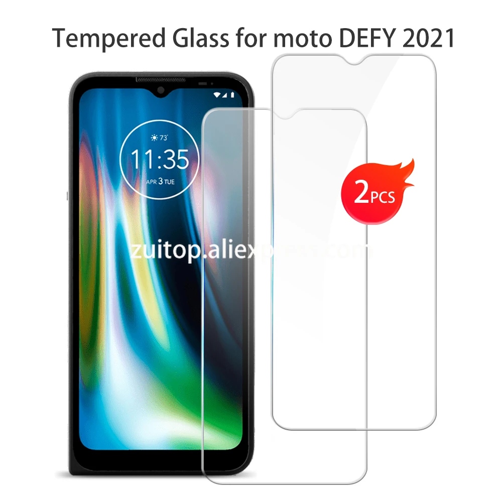 

For Motorola Defy 2021 Tempered Glass Protective ON Motorola Defy 2021 6.5 Inch Screen Protector Smart Phone Cover Film