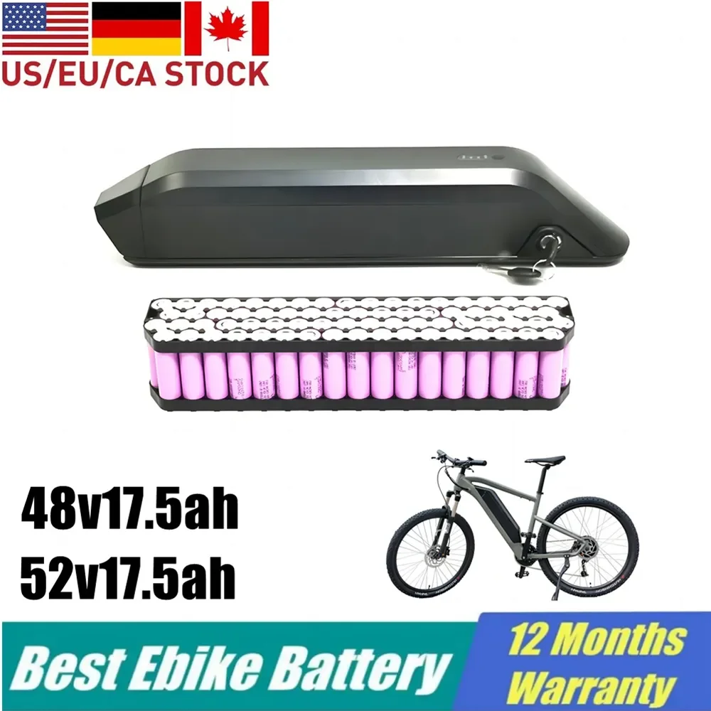 

Himiway Electric Bicycle Battery 48v 17.5ah Reention Kirin Battery 52v Side Release Batteries Pack For MagiCycle Bike 750w 1000w